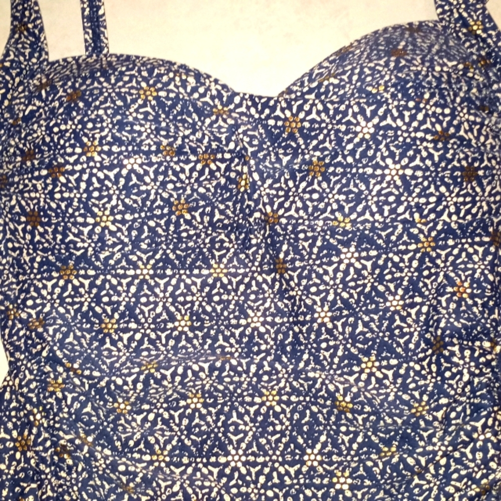 Two piece swimsuit Size US 6 AUS 10 dark navy